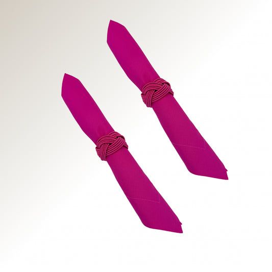 Shock pink ring.