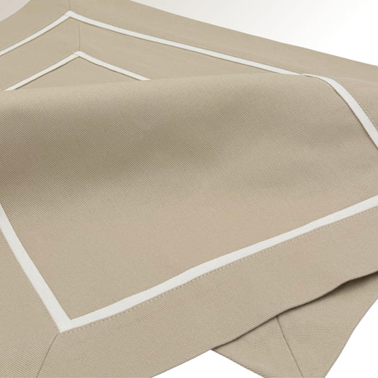 Cream classic placemats.
