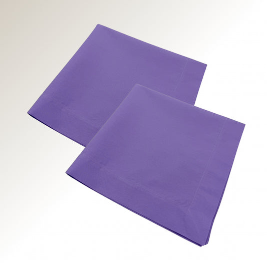 Lilac napkin.