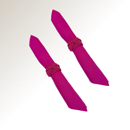 Shock pink ring.
