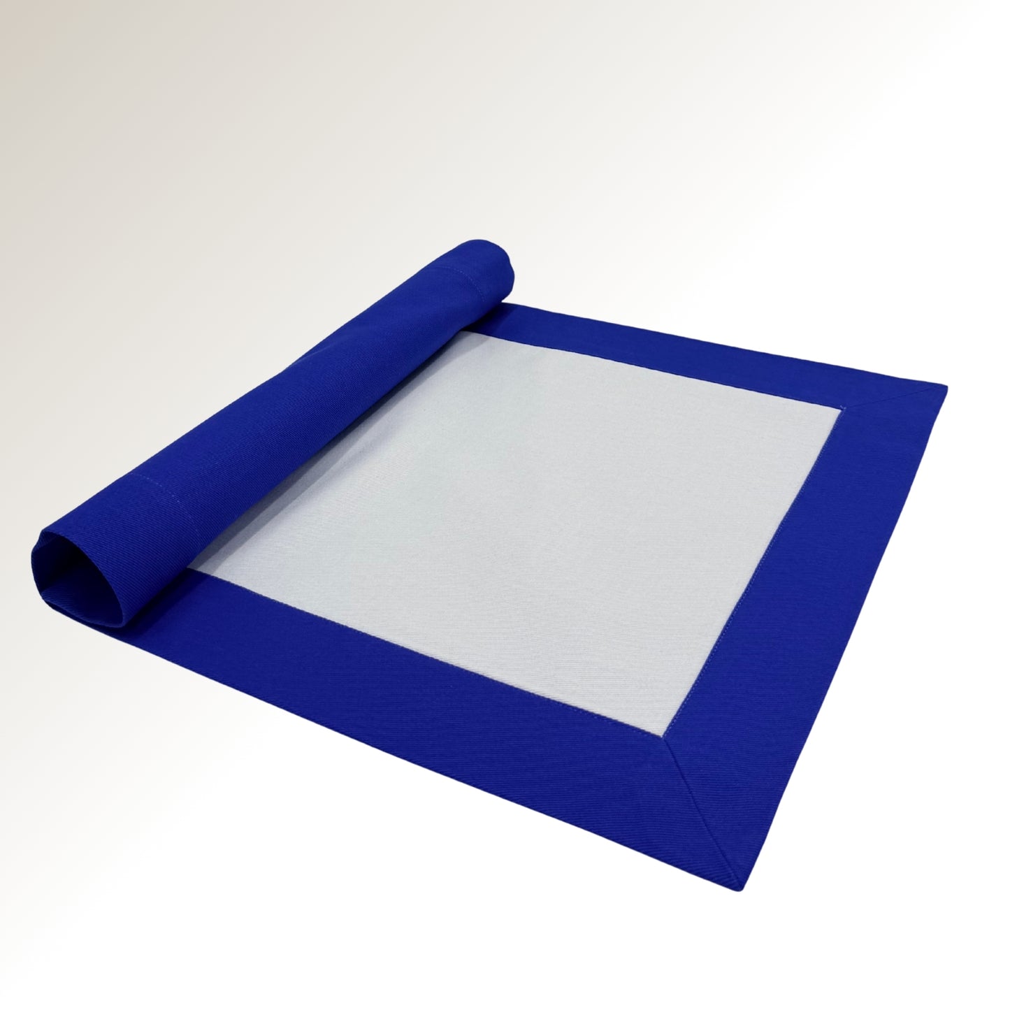 Royal blue signature placemat.