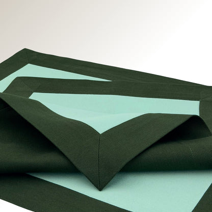 Mint signature placemat.