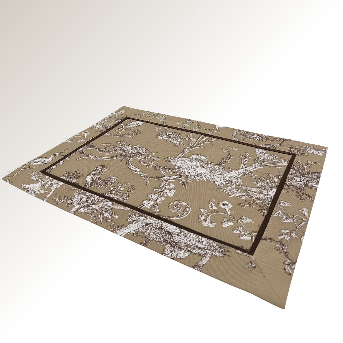 Brown garden classic placemats.