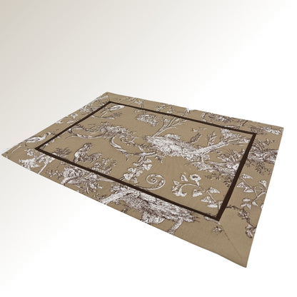 Brown garden classic placemats.