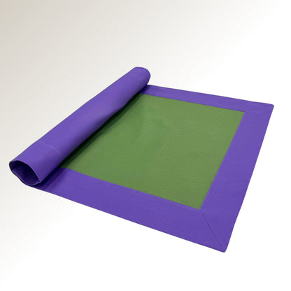 Lilac green signature placemat.