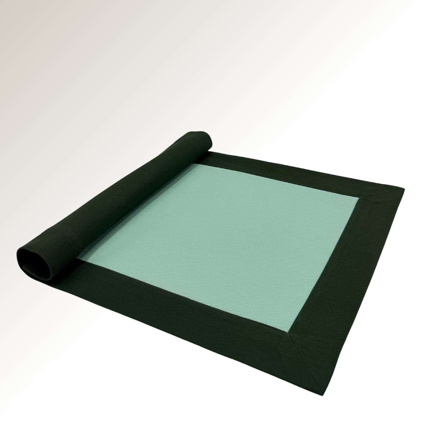 Mint signature placemat.