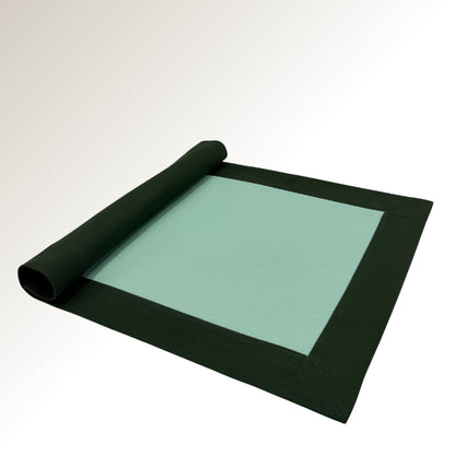 Mint signature placemat.