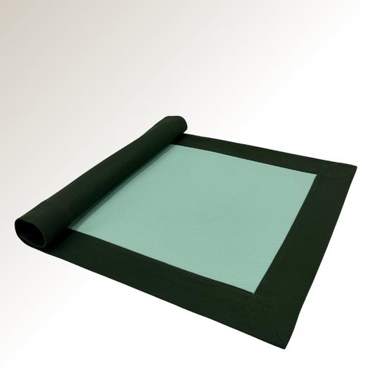 Mint signature placemat.