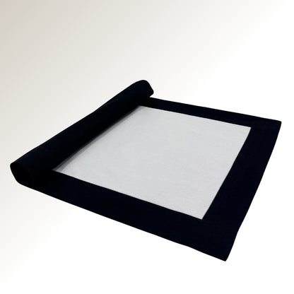 B&W signature placemat.