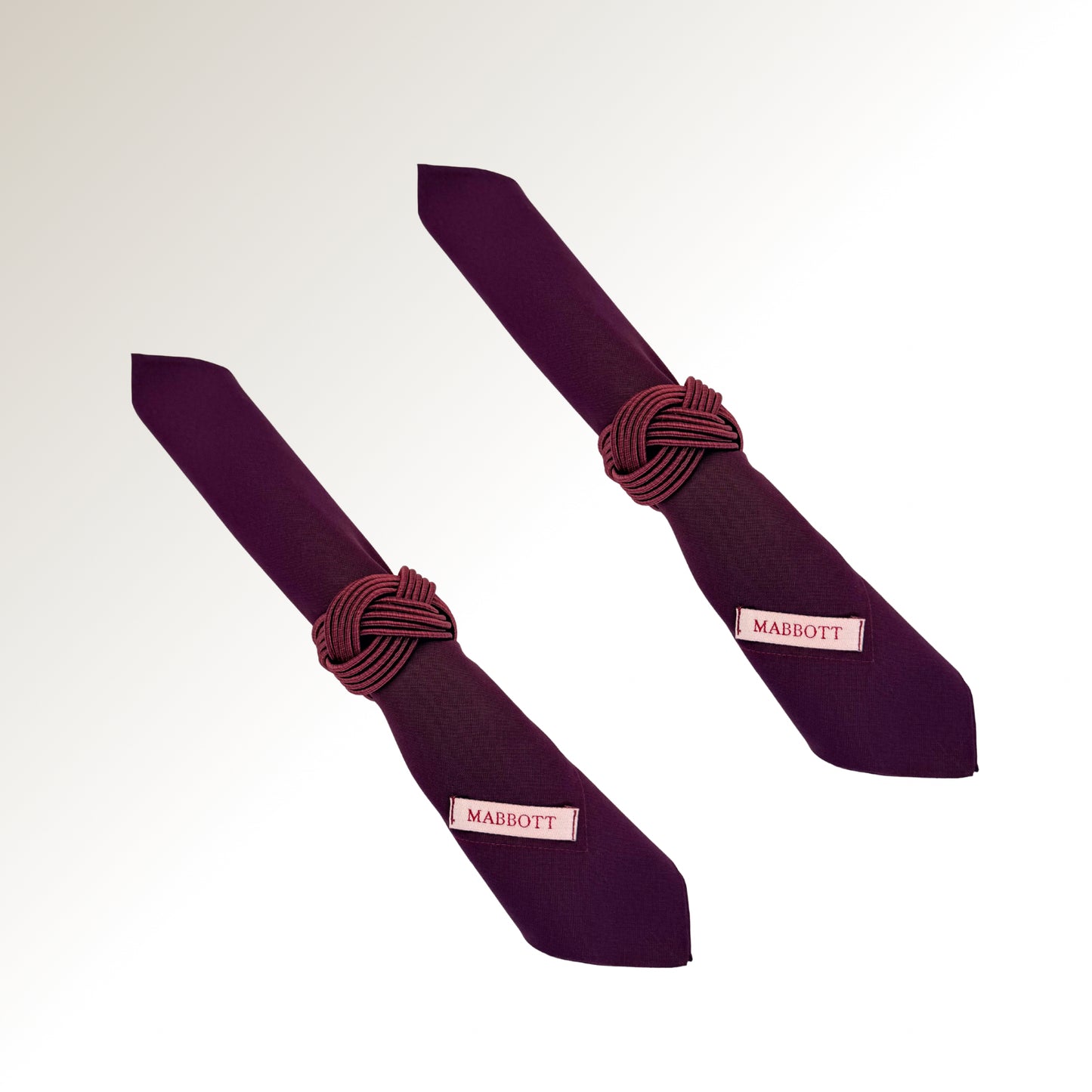 Burgundy ring.