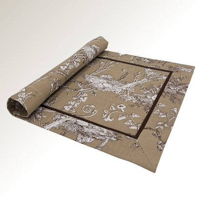 Brown garden classic placemats.