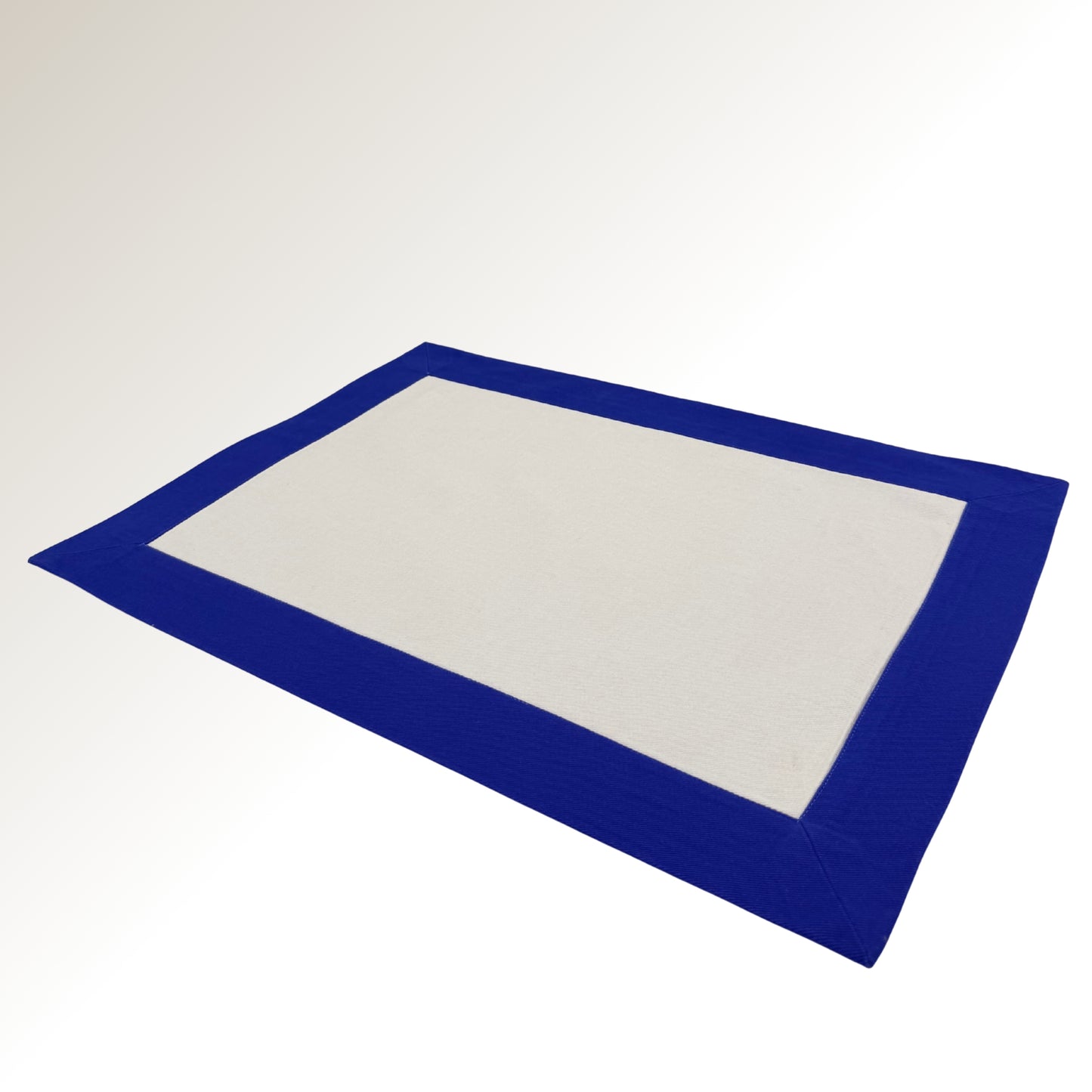 Royal blue signature placemat.