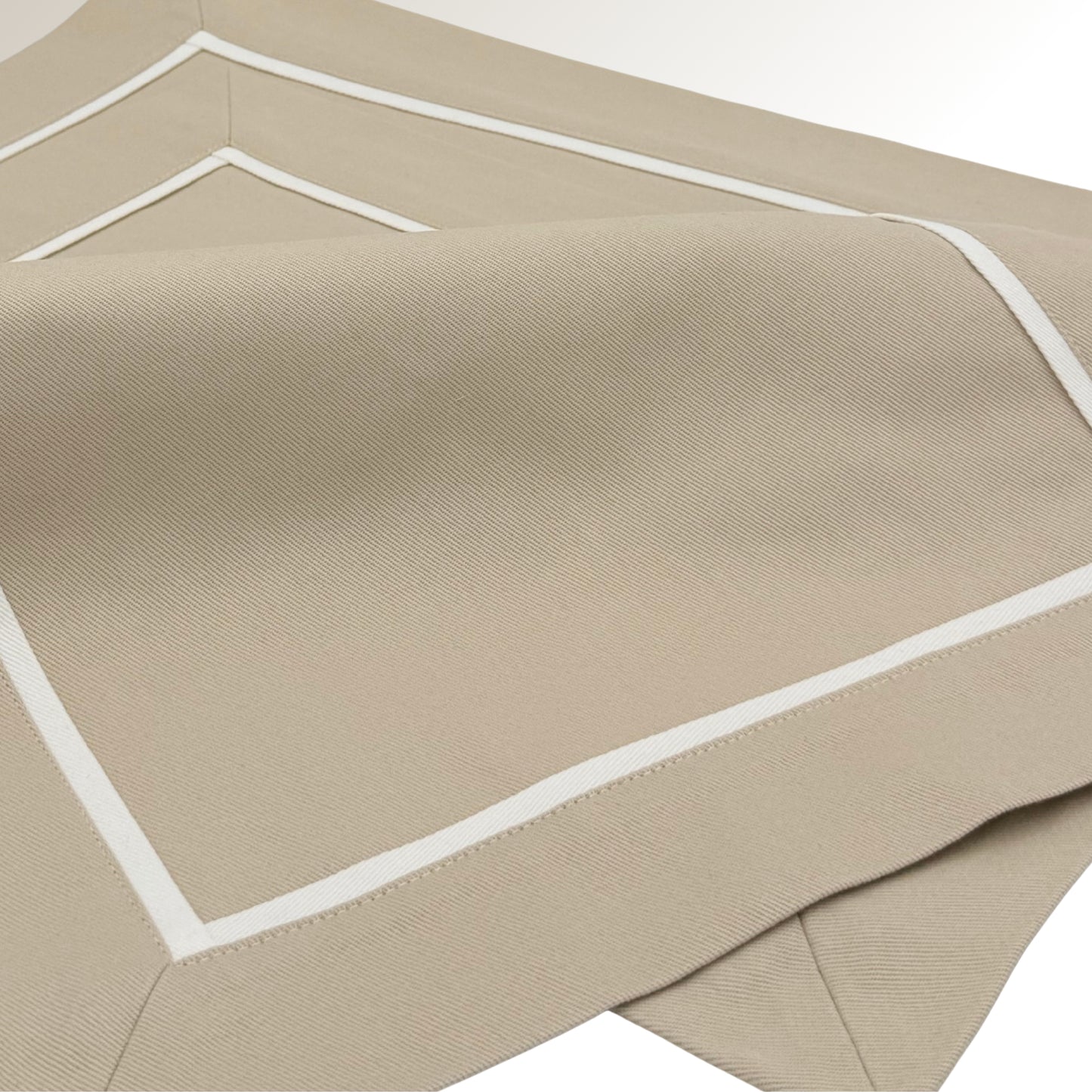Cream classic placemats.