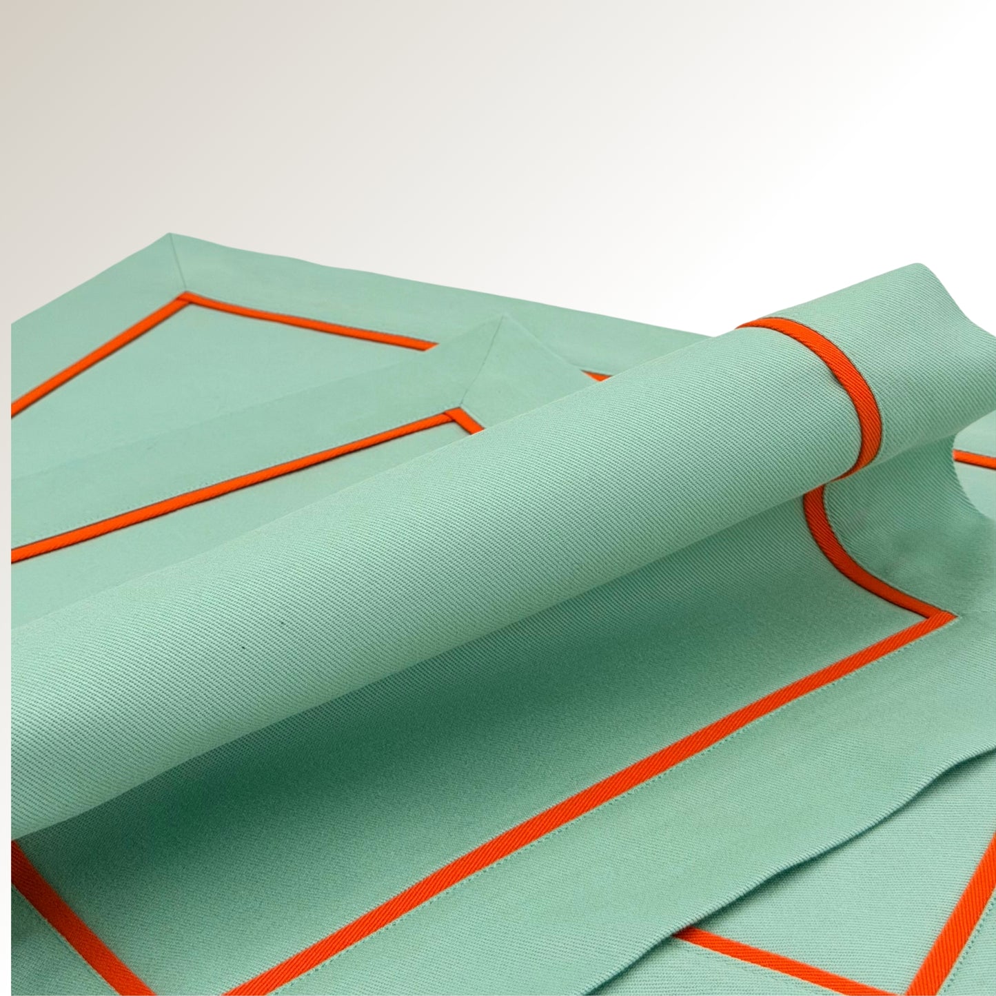 Mint Orange Classic placemats.