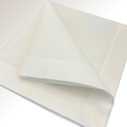 White napkin.