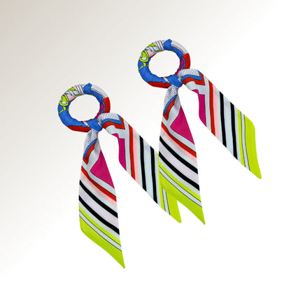 Cool colors twilly ring.