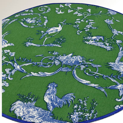 Green garden placemats.