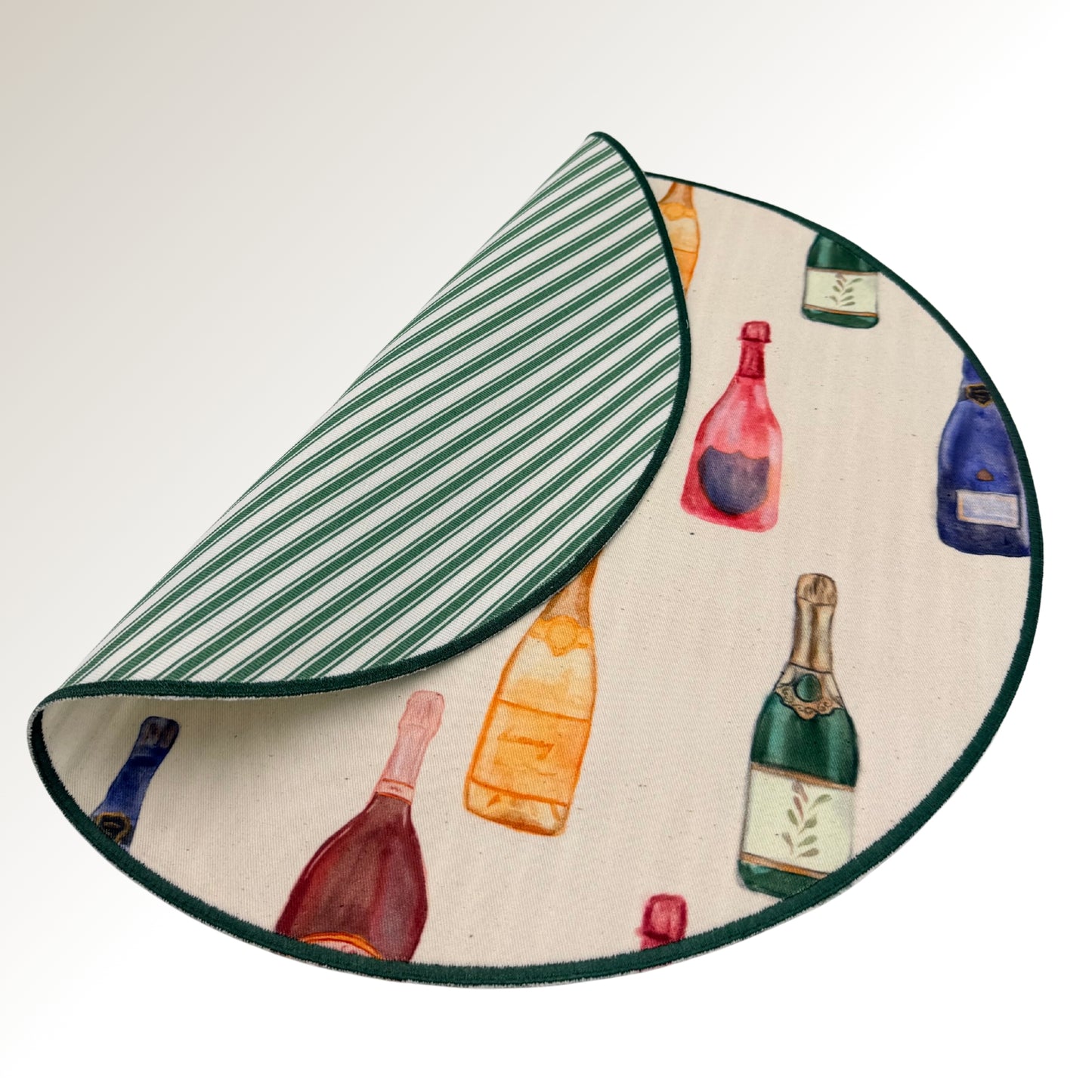 Bottles placemats.