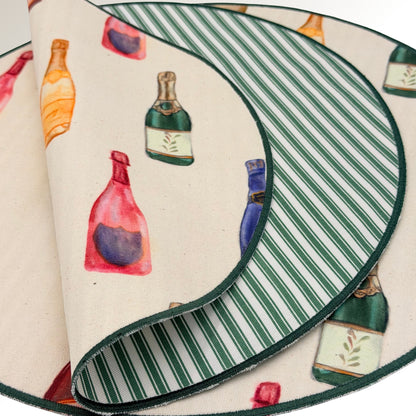 Bottles placemats.