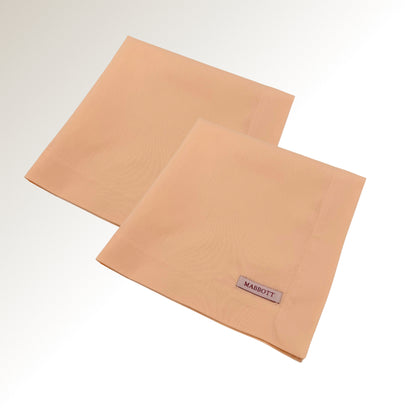Coral napkin.
