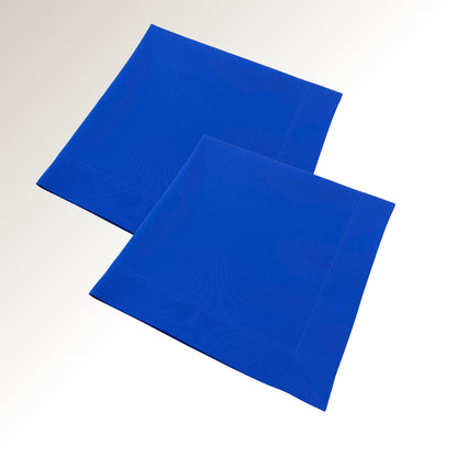 Retro blue napkin.