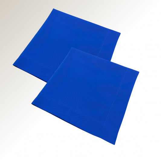 Retro blue napkin.