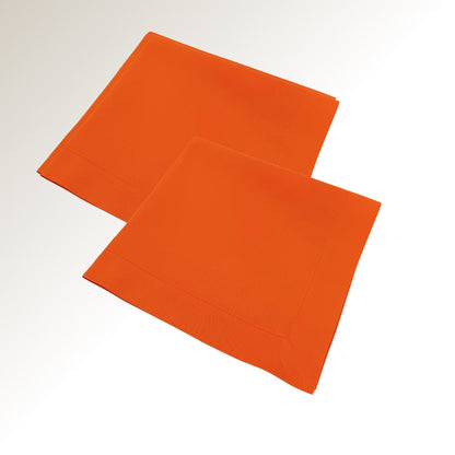 Orange napkin.