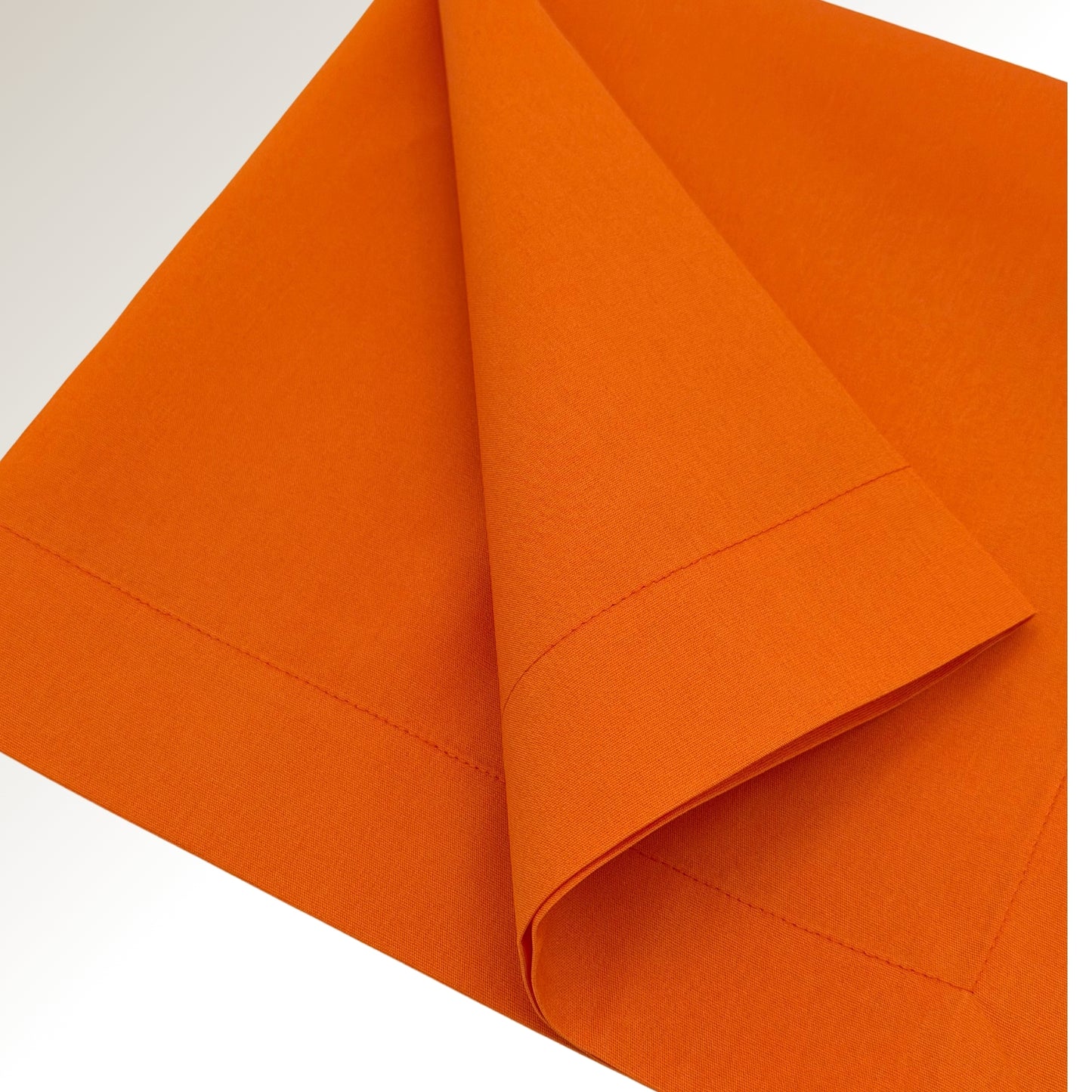 Orange napkin.