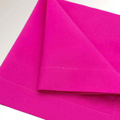 School pink napkin.